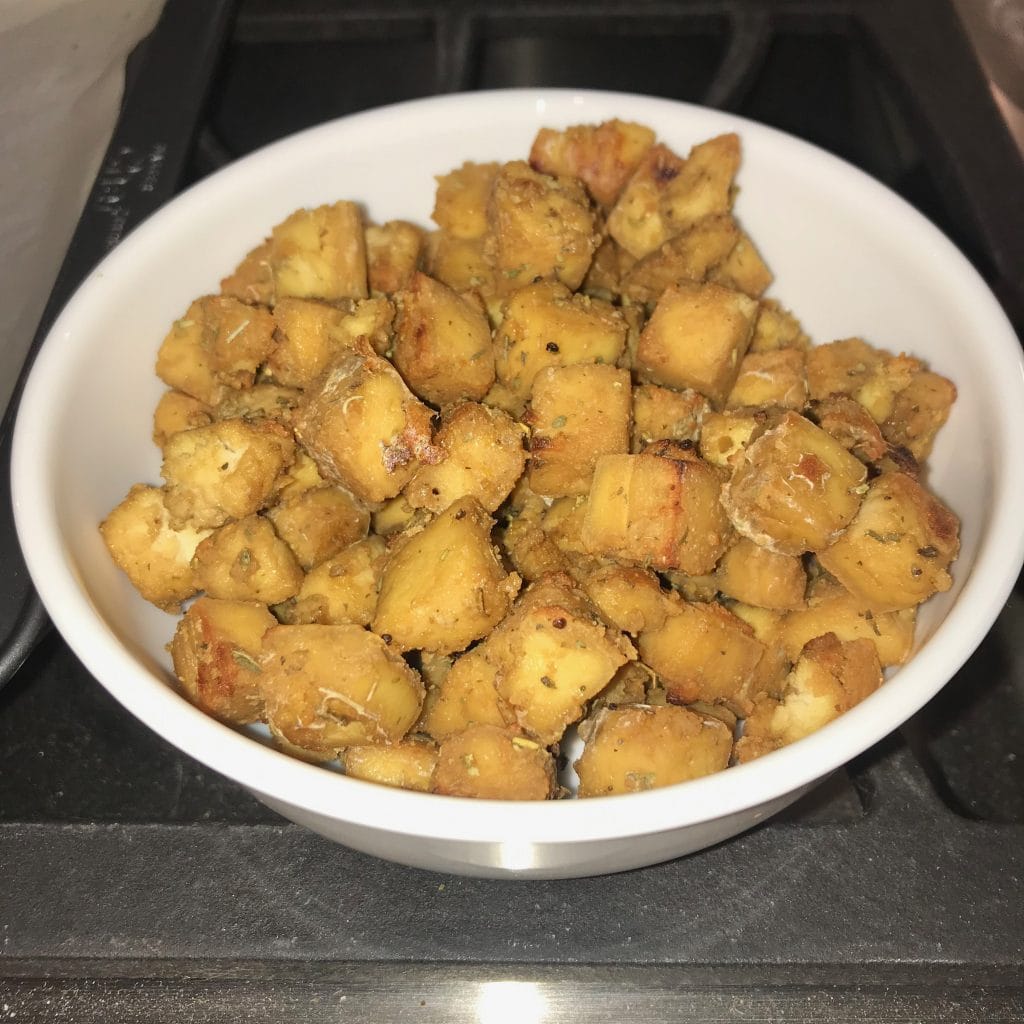 Crispy tofu