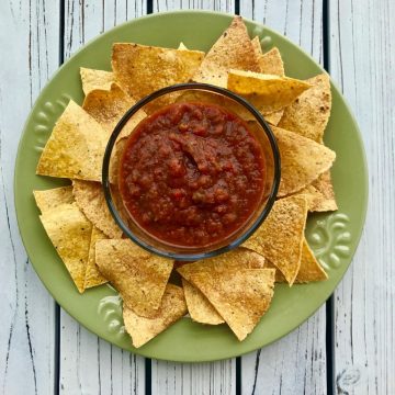 mild salsa recipe with tortilla chips