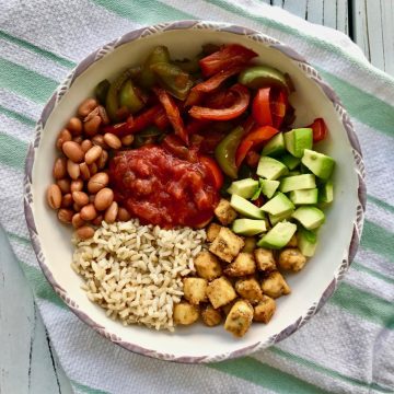 High protein vegan bowl recipe