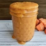 Jar of sweet potato sauce