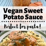 Pin for vegan sweet potato sauce