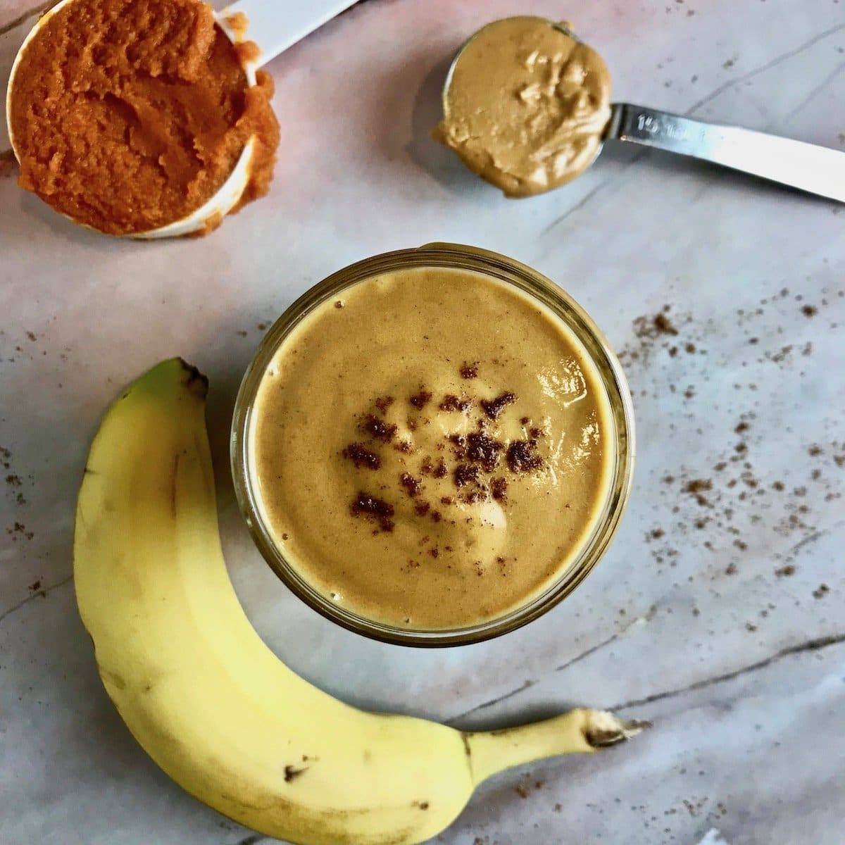 Pumpkin Peanut Butter Smoothie (Vegan) Bree's Vegan Life