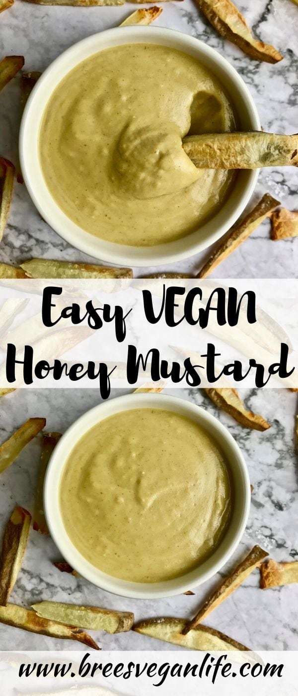 Vegan Honey Mustard Dip Bree's Vegan Life