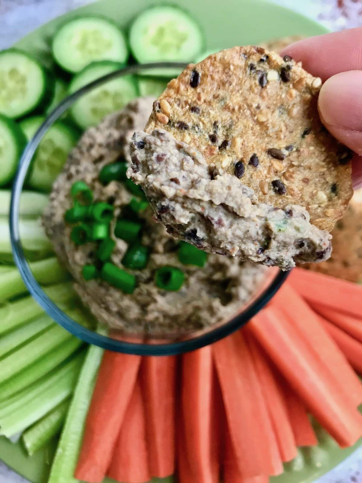 Black Bean Hummus Dip (OilFree) Bree's Vegan Life