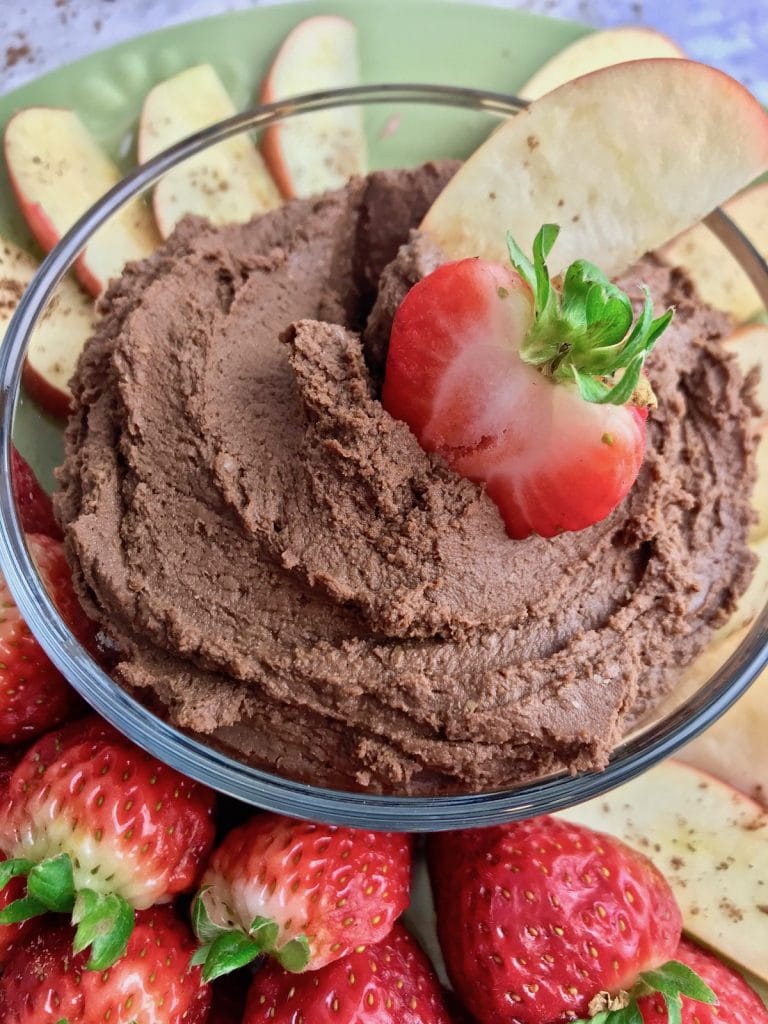 Chocolate Peanut Butter Dessert Hummus Bree's Vegan Life