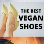 3 different pairs of shoes, with text that says The Best Vegan Shoes.