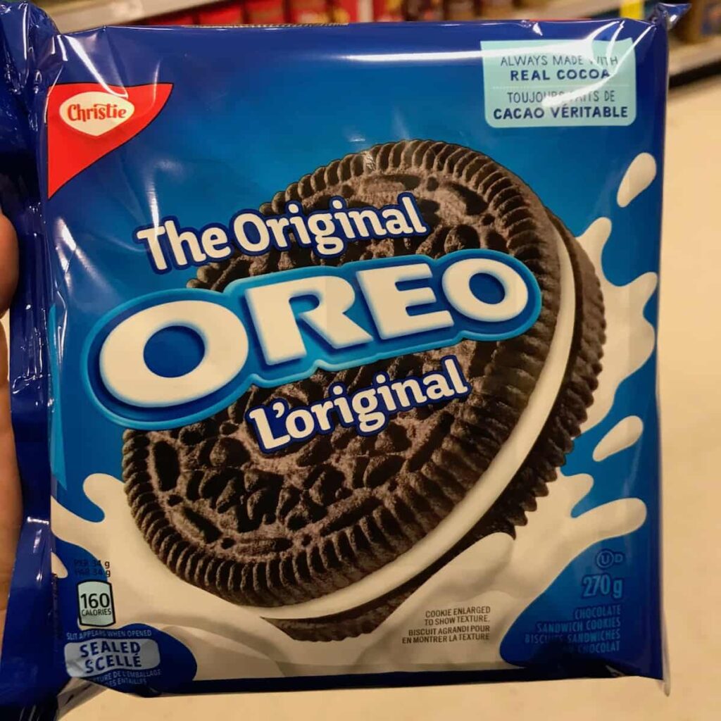 A package of Oreo cookies.