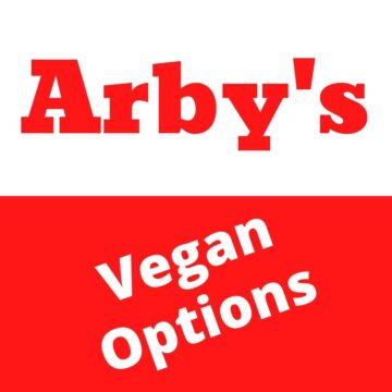 Text that says Arby's Vegan Options.
