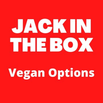 Text that says Jack in the Box Vegan Options.