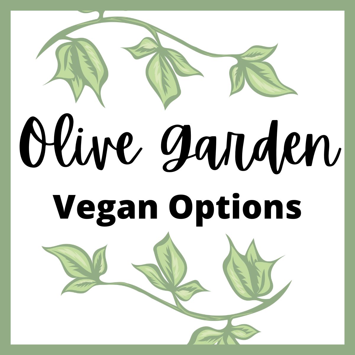 Vegan Options at Olive Garden Bree's Vegan Life